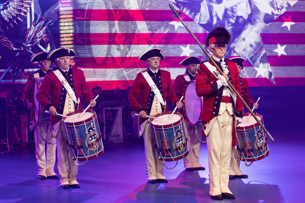 Maj. Gen. Bobby Christine hosts the Twilight Tattoo