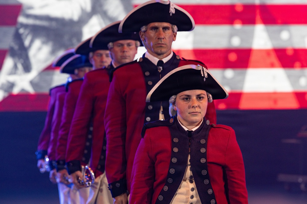 Maj. Gen. Bobby Christine hosts the Twilight Tattoo