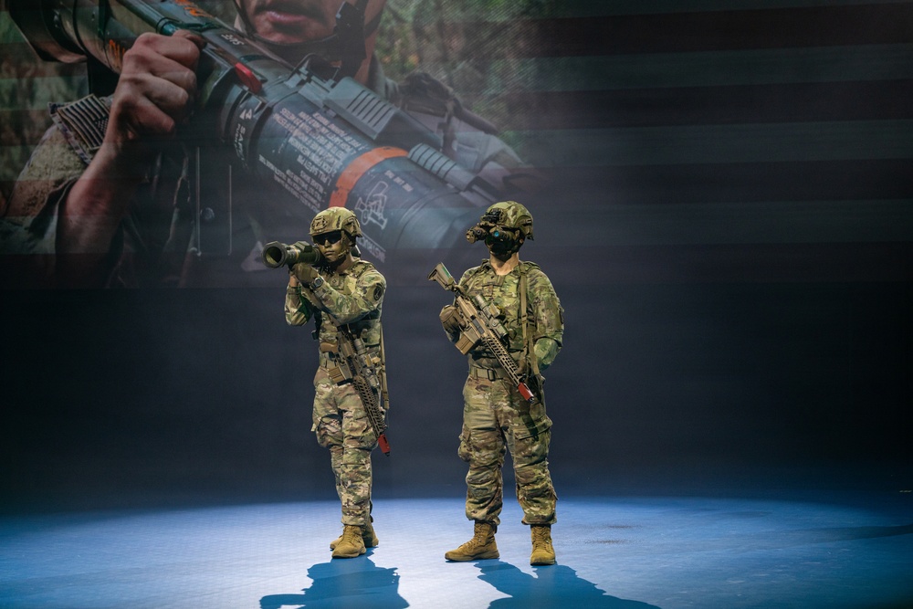 Maj. Gen. Bobby Christine hosts the Twilight Tattoo