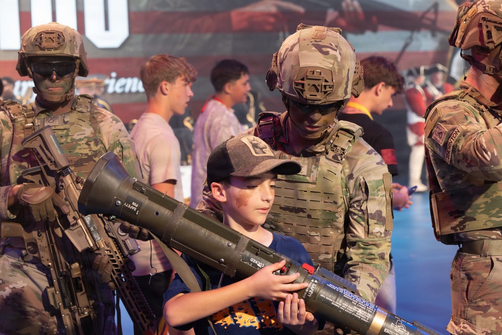 Maj. Gen. Bobby Christine hosts the Twilight Tattoo
