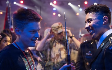 Maj. Gen. Bobby Christine hosts the Twilight Tattoo