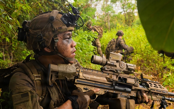 Salaknib 2026: U.S. and Philippine Forces Clear an Objective during JPMRC-X