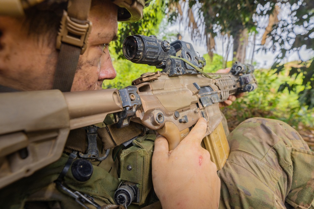 Salaknib 2026: U.S. and Philippine Forces Clear an Objective during JPMRC-X