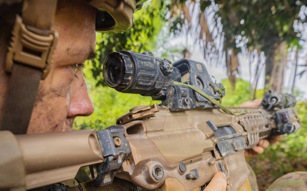 Salaknib 2026: U.S. and Philippine Forces Clear an Objective during JPMRC-X