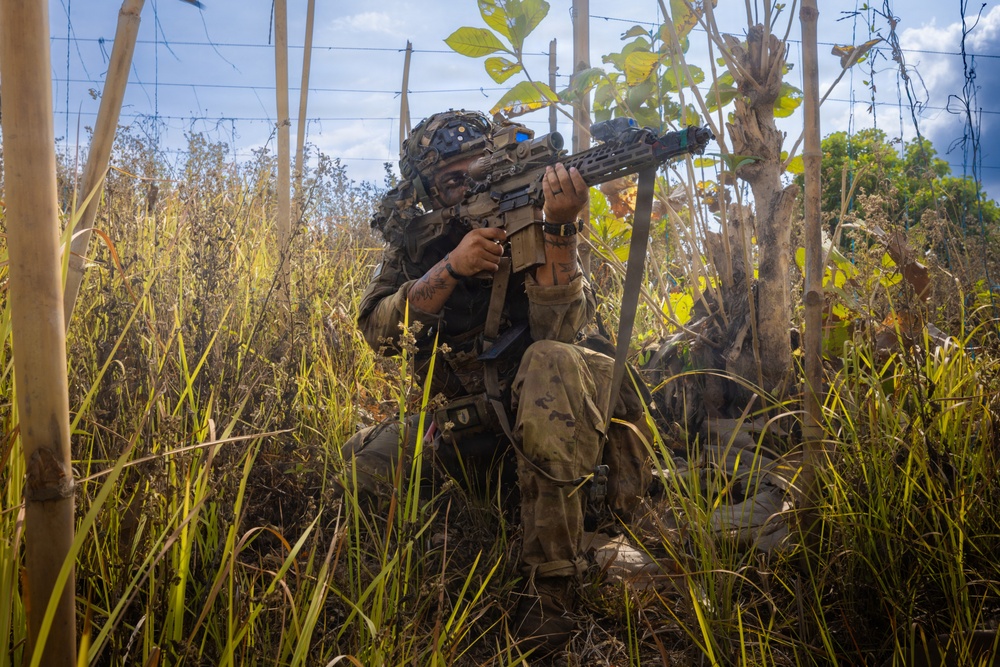 Salaknib 2026: U.S. and Philippine Forces Clear an Objective during JPMRC-X