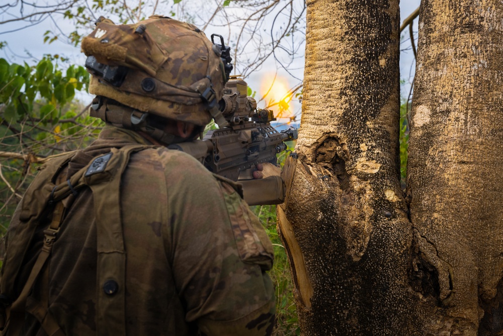 Salaknib 2026: U.S. and Philippine Forces Clear an Objective during JPMRC-X