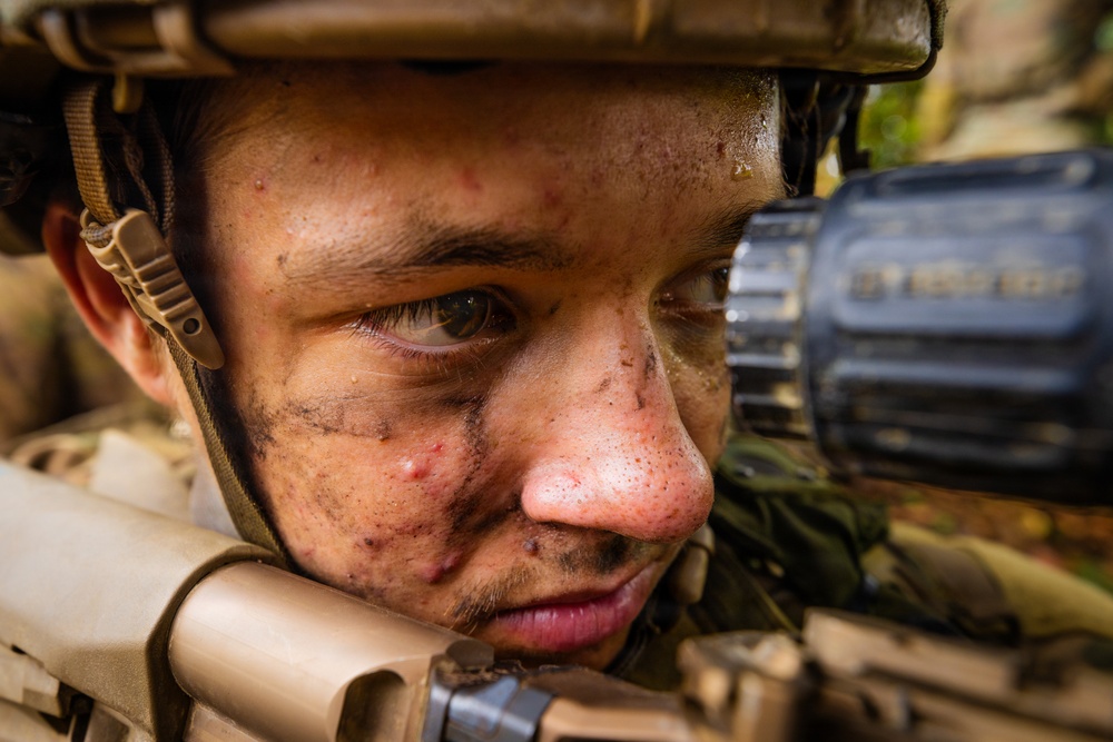 Salaknib 2026: U.S. and Philippine Forces Clear an Objective during JPMRC-X
