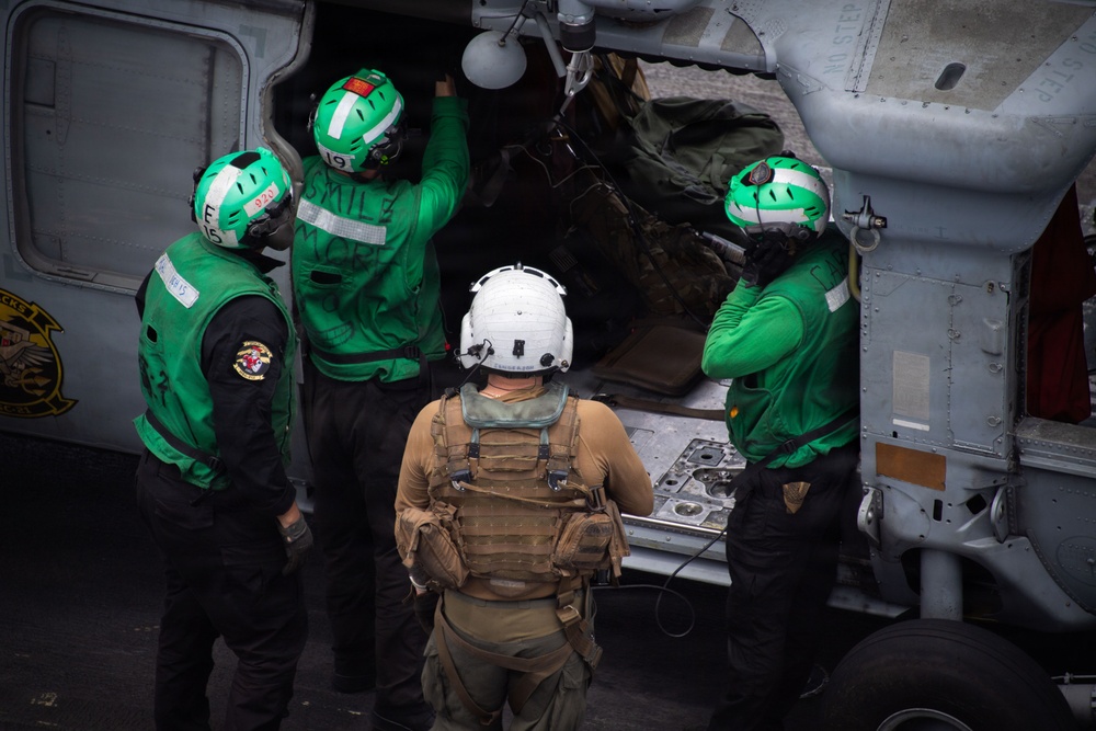 Bridge and Flight Operations Aboard USS Boxer