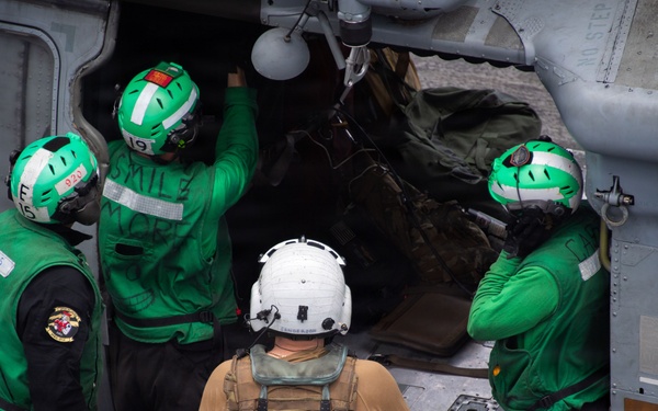 Bridge and Flight Operations Aboard USS Boxer