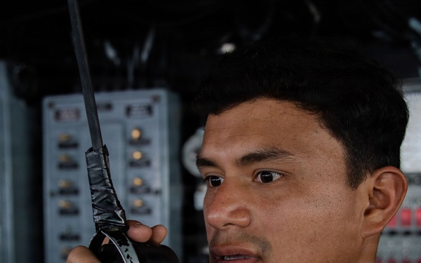 Bridge and Flight Operations Aboard USS Boxer