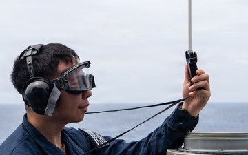 USS Boxer Conducts Aerographical Duties