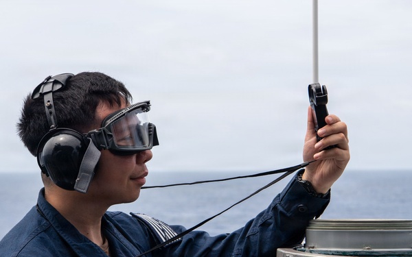 USS Boxer Conducts Aerographical Duties