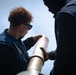 Boxer Sailors Conduct Chaff Removal and Stowage