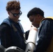 Boxer Sailors Conduct Chaff Removal and Stowage