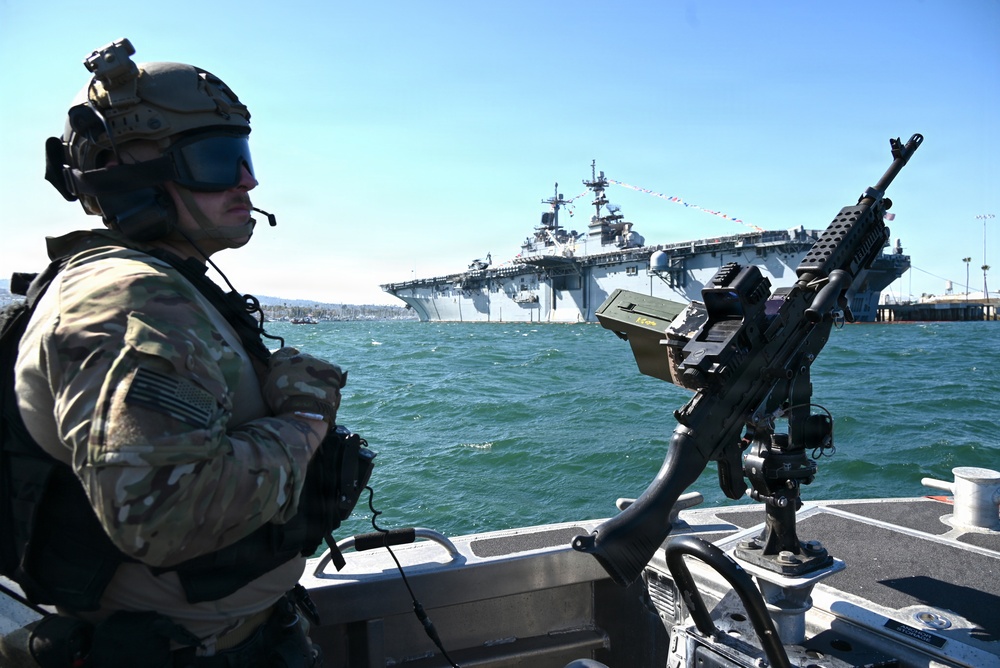 Coast Guard provides security at LA Fleet Week