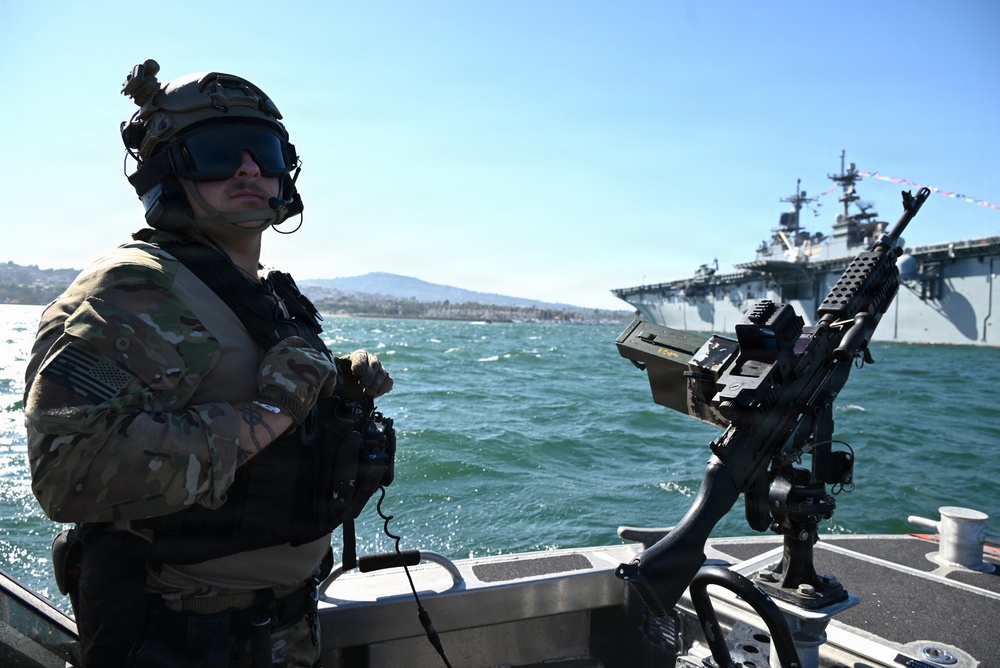 Coast Guard provides security at LA Fleet Week