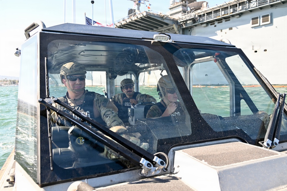 Coast Guard provides security at LA Fleet Week