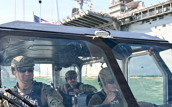 Coast Guard provides security at LA Fleet Week