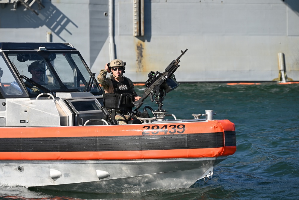 Coast Guard provides security at LA Fleet Week