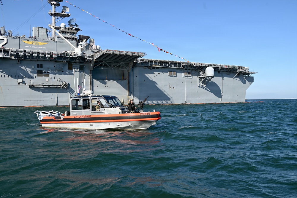Coast Guard provides security at LA Fleet Week