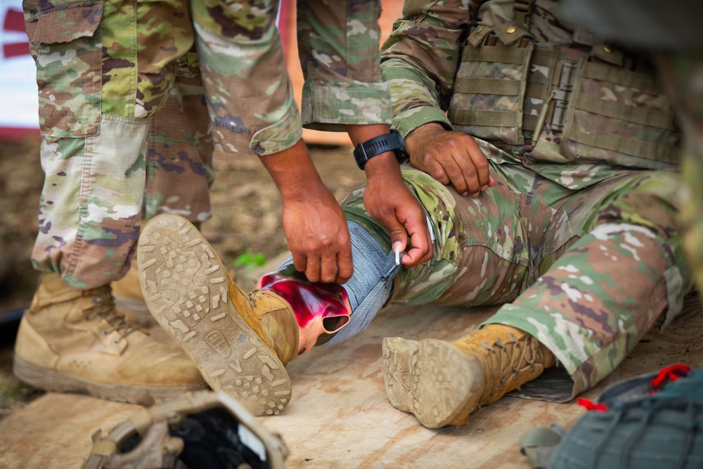 210th Field Artillery Brigade Soldiers participate in E3B train-up week one