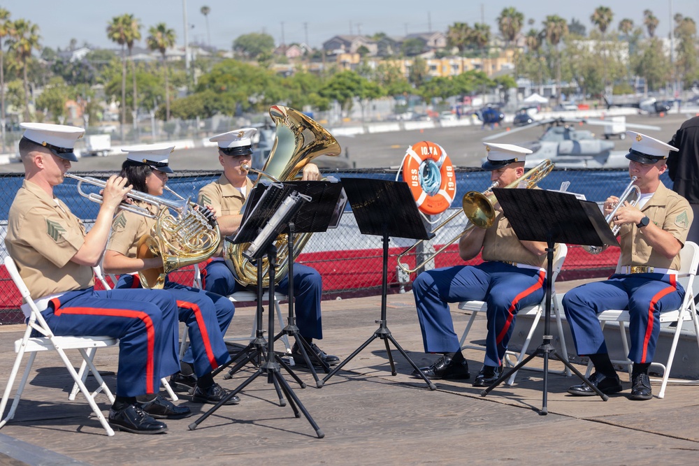 City officials host welcome reception on Battleship USS Iowa Museum