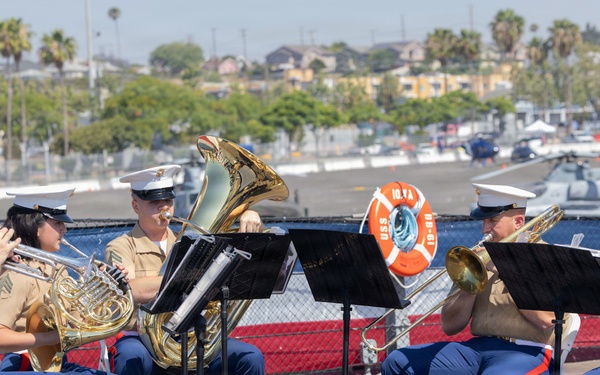 City officials host welcome reception on Battleship USS Iowa Museum