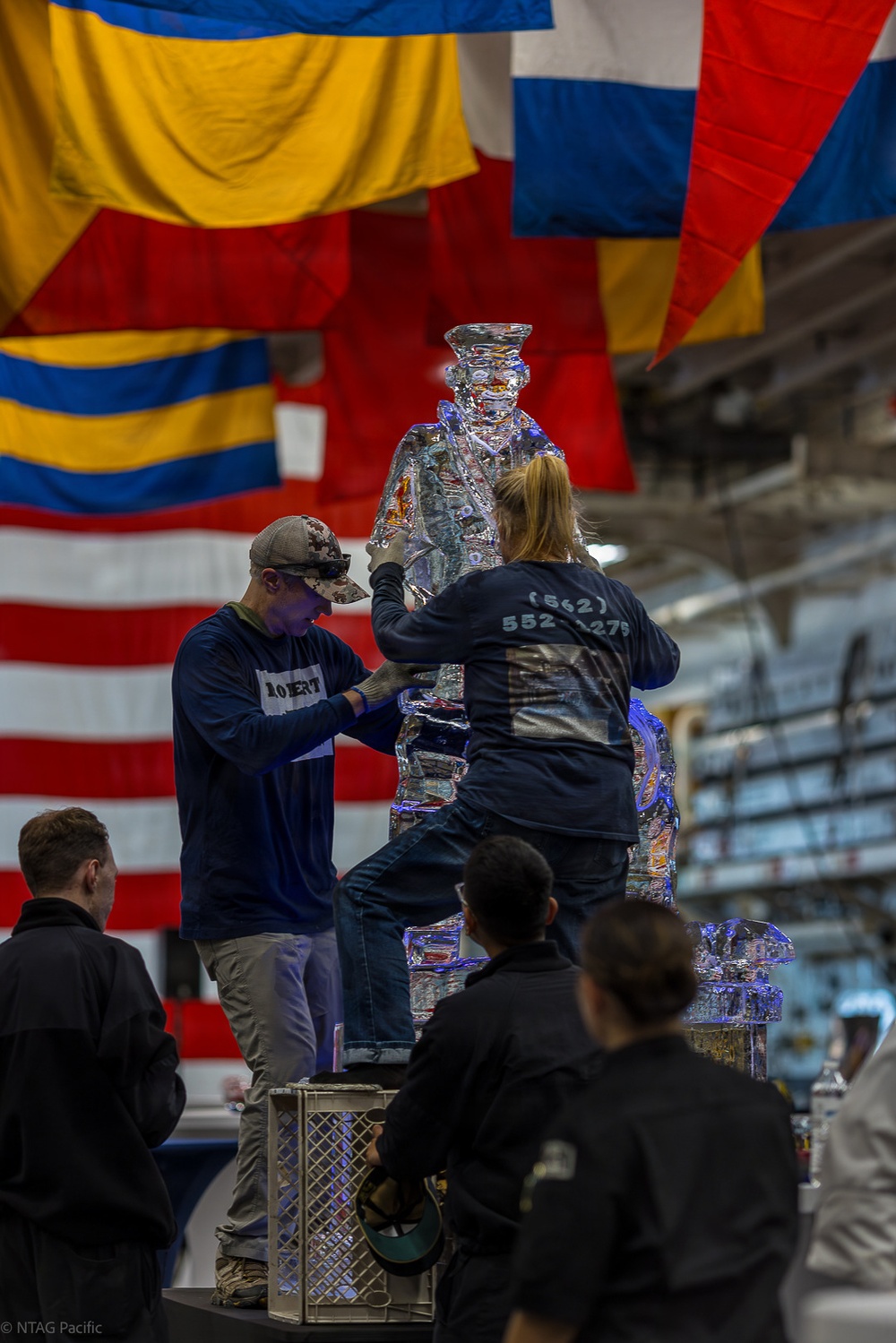 Wasp-class amphibious assault ship USS Essex (LHD 2) hosts a reception dinner aboard to celebrate the beginning of LA Fleet Week, May 20, 2026