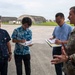 Chatan Town Base Affairs Division tours Kadena Air Base