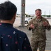 Chatan Town Base Affairs Division tours Kadena Air Base