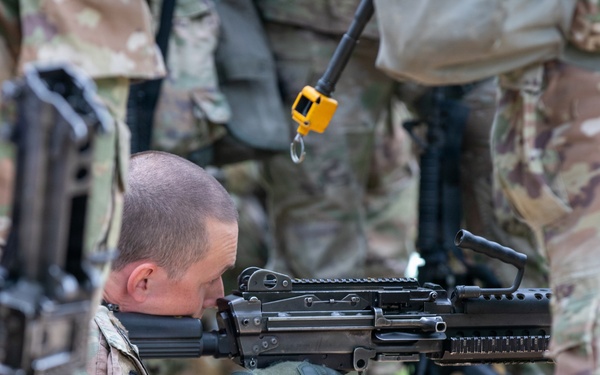 U.S. Army and Republic of Korea soldiers compete in Expert Soldier, Infantry and Field Medical Badge training.