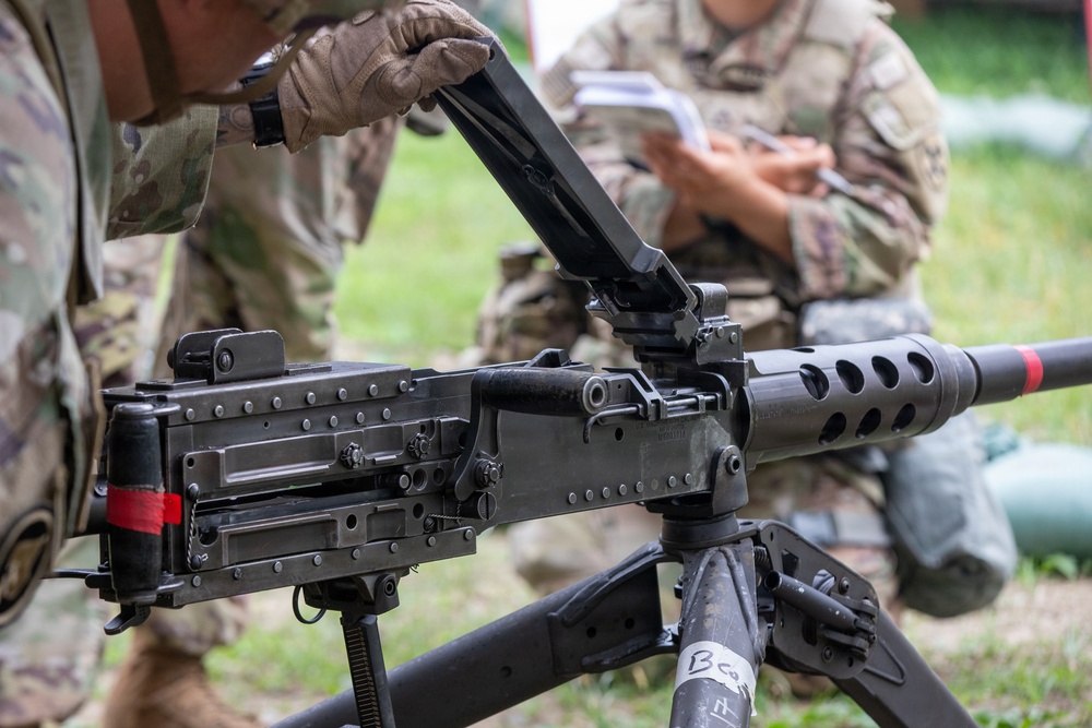 U.S. Army and Republic of Korea soldiers compete in Expert Soldier, Infantry and Field Medical Badge training.