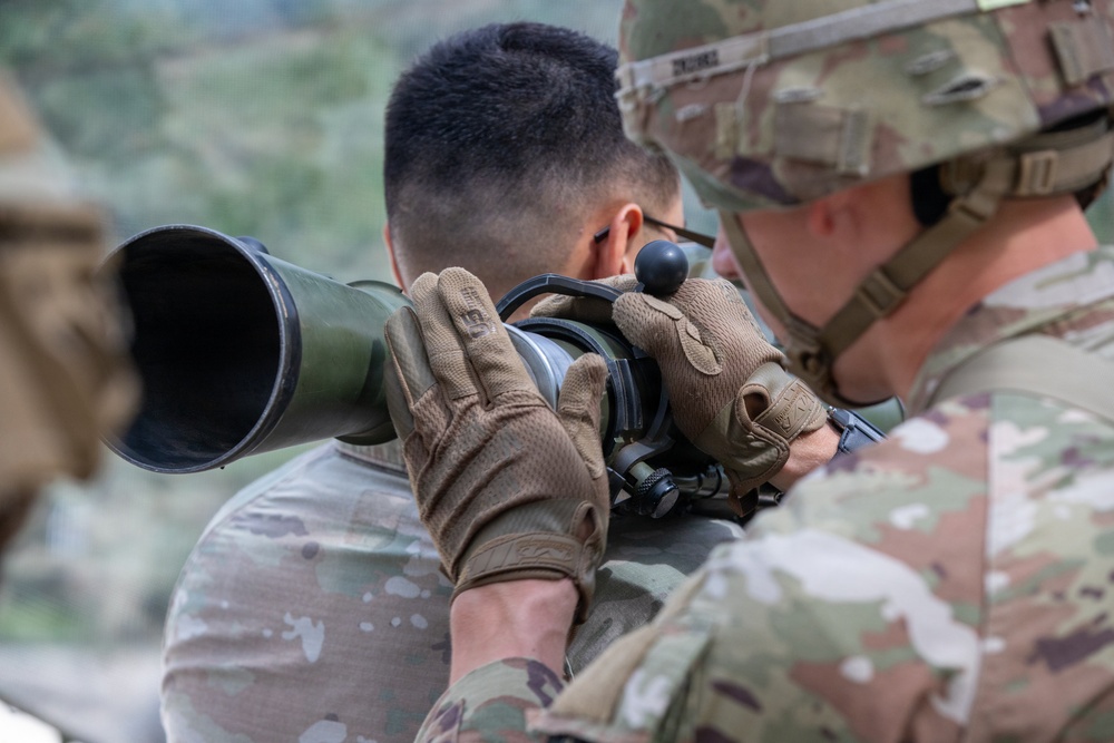 U.S. Army and Republic of Korea soldiers compete in Expert Soldier, Infantry and Field Medical Badge training.