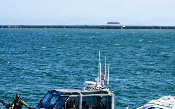 USCG Enforces Security Zone as USS Essex Arrives for LA Fleet Week