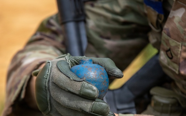 U.S. Army and Republic of Korea soldiers compete in Expert Soldier, Infantry and Field Medical Badge training.