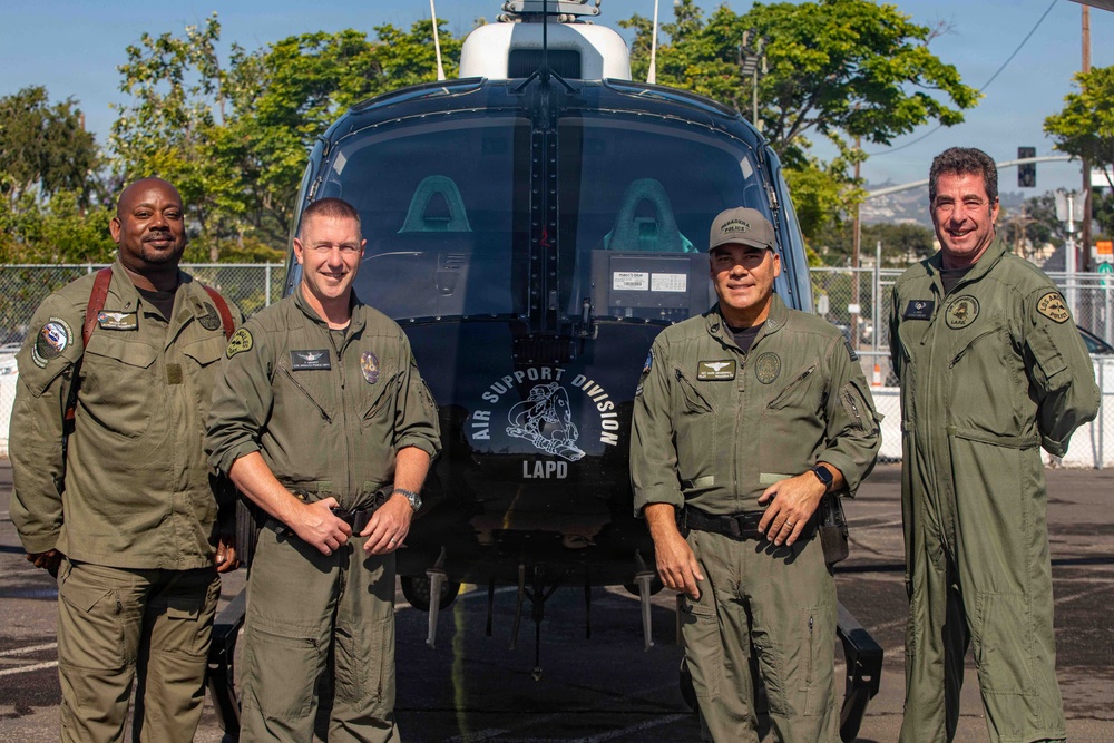 Los Angeles Fleet Week Expo Set Up