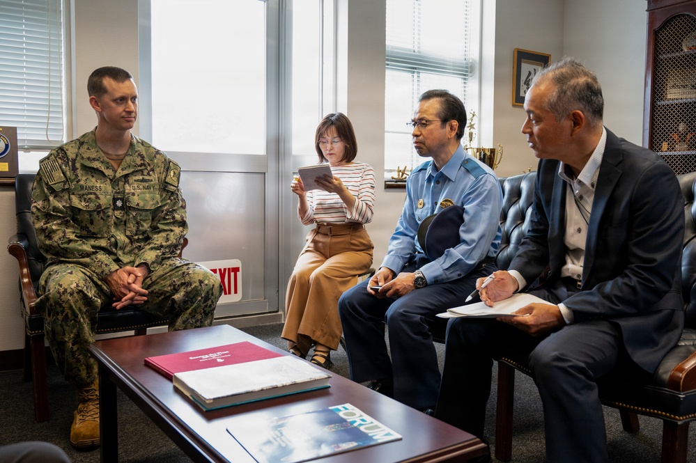Sasebo City Police Chief visits CFAS