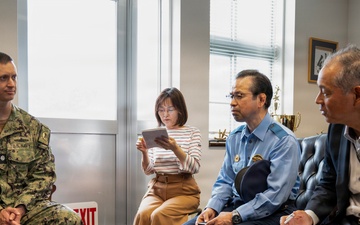 Sasebo City Police Chief visits CFAS