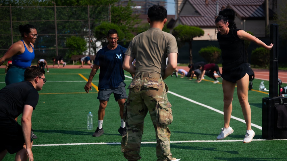 JPRA senior enlisted leader visits Osan, emphasizes resilience and Airmen fitness