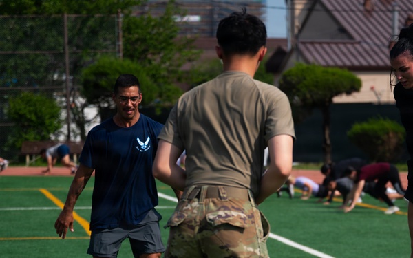 JPRA senior enlisted leader visits Osan, emphasizes resilience and Airmen fitness