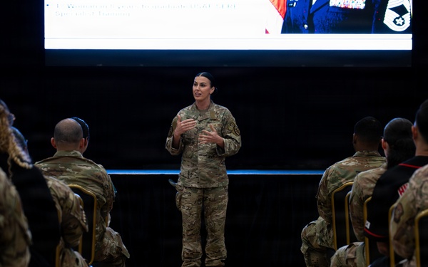 JPRA senior enlisted leader visits Osan, emphasizes resilience and Airmen fitness