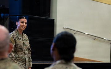JPRA senior enlisted leader visits Osan, emphasizes resilience and Airmen fitness