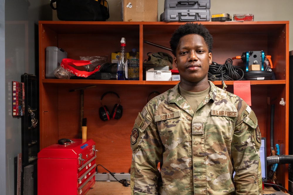 Mustang of the Week: Senior Airman Patrick Somado-Hemazro