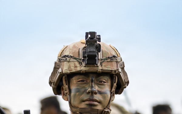2d Cavalry Regiment Soldiers pose for a photo at Saber Strike 26