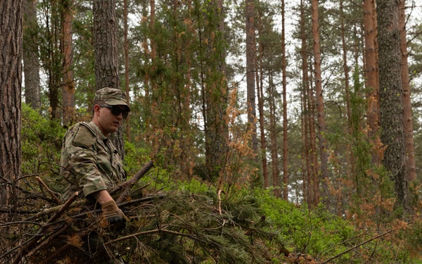 U.S. Army, Estonian Defence Forces support restoration of historic Seitsmãgi Camp during exercise Spring Storm