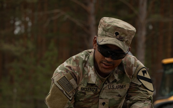U.S. Army, Estonian Defence Forces support restoration of historic Seitsmãgi Camp during exercise Spring Storm
