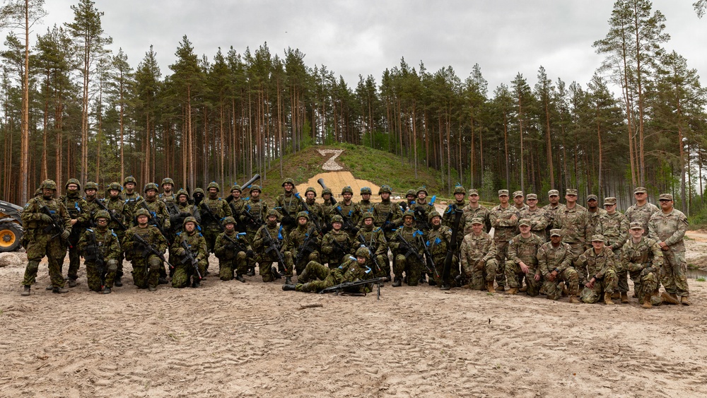 U.S. Army, Estonian Defence Forces support restoration of historic Seitsmãgi Camp during exercise Spring Storm