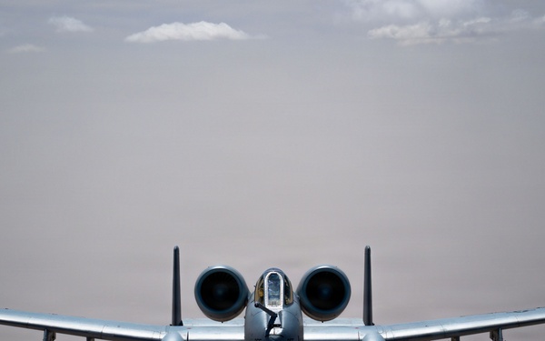 HC-130 crew refuels A-10s