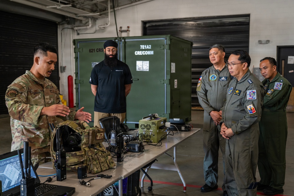 621st CRW conducts capabilities demonstration for Philippine Air Force Commanding General