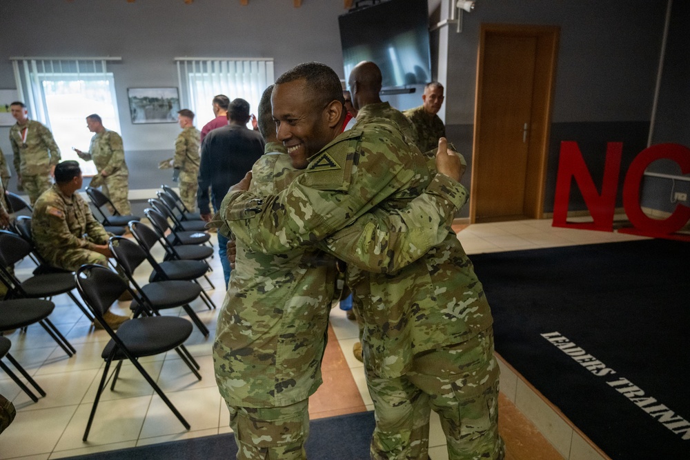 U.S. Army 1st Sgt. Alexis Garcia Order of Saint George ceremony in Germany